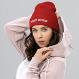 Free Hugs Cuffed Beanie