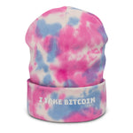 I Take Bitcoin Tie-dye beanie