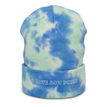 I Love Soft Porn Tie-dye beanie