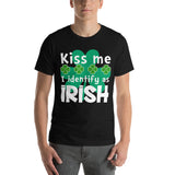 Kiss Me I Identify As Irish Short-Sleeve Unisex T-Shirt