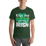 Kiss Me I Identify As Irish Short-Sleeve Unisex T-Shirt