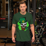 Skull Leprechaun Short-Sleeve Unisex T-Shirt