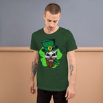 Skull Leprechaun Short-Sleeve Unisex T-Shirt