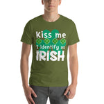 Kiss Me I Identify As Irish Short-Sleeve Unisex T-Shirt