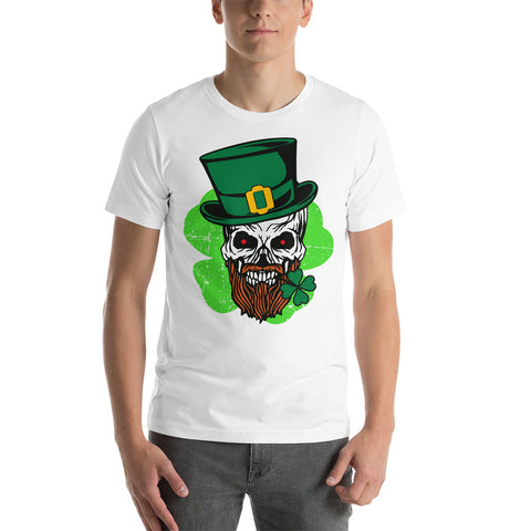 Skull Leprechaun Short-Sleeve Unisex T-Shirt